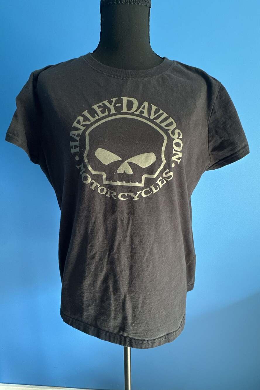 Harley-Davidson Willie G Skull Black T-Shirt